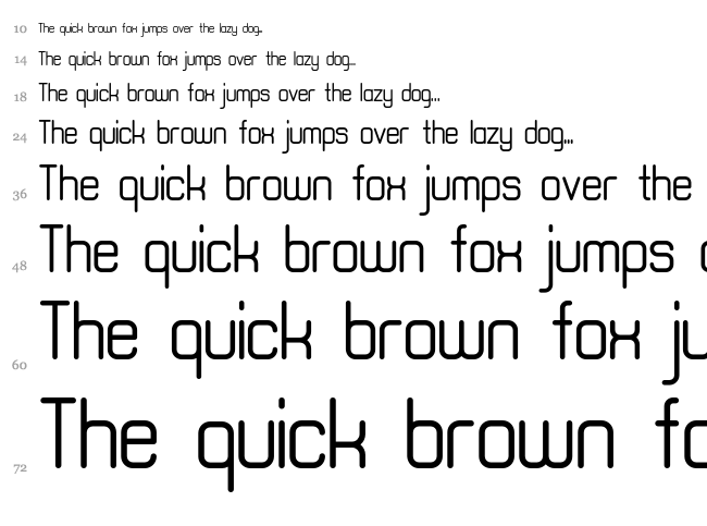 Aposiopesis Normal font waterfall